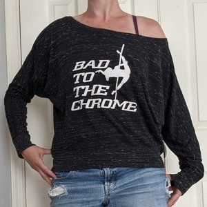 Bad to the Chrome Pole Dance Top - Size L